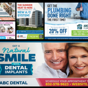 4.5 X 12 Ad Size 1/2 Page Ad Del Webb Sweetgrass Mailing of 1,380 Homes